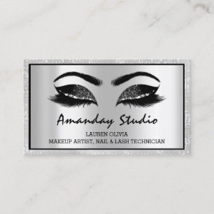 Carte De Visite Maquillage professionnel Eyelash Brows Nomination