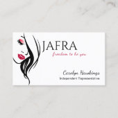 Carte De Visite Maquillage Rep indépendant Jafra (Devant)