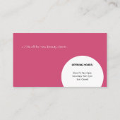 Carte De Visite Maquillage | Santé (Dos)