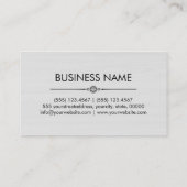 Carte De Visite Maquillage Style Cheveux Moderne Rétro Motif Flora (Dos)