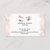Carte De Visite Maquillage Wink Eye Gold Confetti Lashes (Dos)
