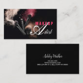 Carte de visite maquiller l'artiste (Devant / Derrière)