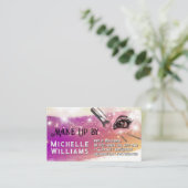 Carte De Visite Maquiller les brosses | Étoile (Debout devant)