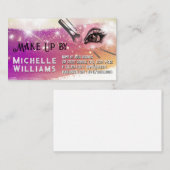 Carte De Visite Maquiller les brosses | Étoile (Devant / Derrière)