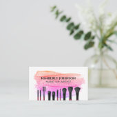 Carte De Visite Maquiller les brosses | Tricoter (Debout devant)