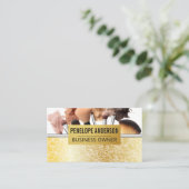 Carte De Visite Maquiller les pinceaux artificiels (Debout devant)