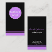 Carte De Visite Maquilleur (Devant / Derrière)