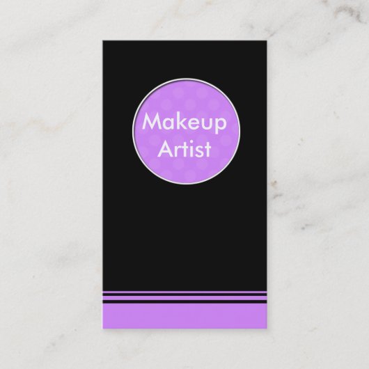 Carte De Visite Maquilleur (Devant)