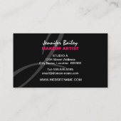 Carte De Visite Maquilleur audacieux (Dos)