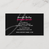 Carte De Visite Maquilleur audacieux (Dos)