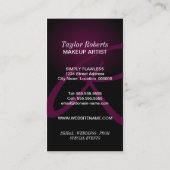 Carte De Visite Maquilleur chic (Dos)