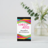 Carte De Visite Maquilleur coloré (Debout devant)