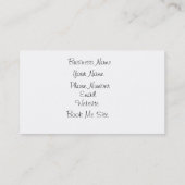 Carte De Visite Maquilleur de yeux (Dos)