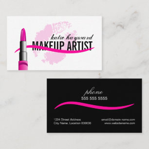 Carte De Visite Maquilleur moderne