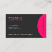 Carte De Visite Maquilleur moderne et élégant (Dos)