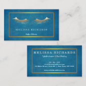 Carte De Visite Maquilleur professionnel de cils (Devant / Derrière)