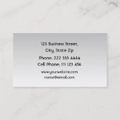 Carte De Visite Maquilleur professionnel de parties scintillantes (Dos)