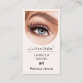 Carte De Visite Maquilleuse Cils & Sourcils (Devant)