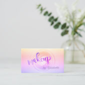 Carte De Visite Maquilleuse Professionnelle Moderne Ombre (Debout devant)