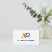 Carte De Visite Marathon de 5K | Événements fitness (Debout devant)