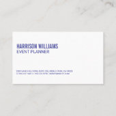 Carte De Visite Marathon de 5K | Événements fitness (Dos)