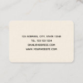 Carte De Visite Marbeled (Dos)