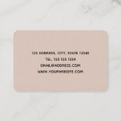 Carte de visite Marbeled (Dos)