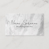 Carte De Visite Marble Minimalist (Devant)