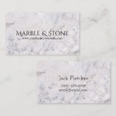 Carte De Visite Marble & Stone Countertops Business Card (Devant / Derrière)