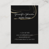 Carte De Visite Marbrage foncé (Devant)