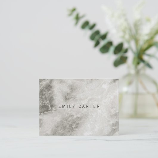 Carte De Visite Marbre (Debout devant)