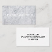 Carte De Visite Marbre (Devant / Derrière)