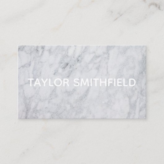 Carte De Visite Marbre (Devant)