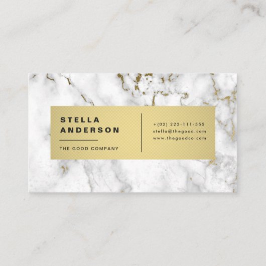 Carte De Visite Marbre (Dos)