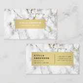 Carte De Visite Marbre (Devant / Derrière)