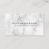 Carte De Visite Marbre blanc (Devant)