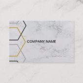 carte de visite Marbre blanc (Dos)