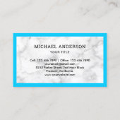 Carte De Visite Marbre blanc de plomberie pour plomberie d'eau pou (Dos)