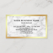 Carte De Visite Marbre blanc Sniper Fusil Shop Gunsmith (Dos)