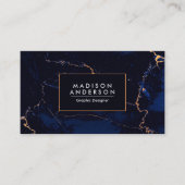 Carte De Visite Marbre bleu (Devant)