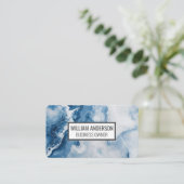Carte De Visite Marbre bleu | Pierre (Debout devant)