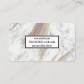 Carte De Visite Marbre bleu | Pierre (Dos)