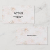 Carte De Visite Marbre bracelet Abstrait contemporain (Devant / Derrière)