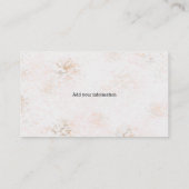 Carte De Visite Marbre bracelet Abstrait contemporain (Dos)