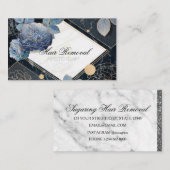 Carte De Visite Marbre d'enlèvement des cheveux (Devant / Derrière)