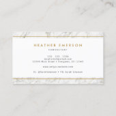 Carte De Visite Marbre doré (Dos)