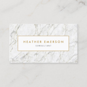 Carte De Visite Marbre doré