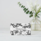 Carte De Visite Marbre élégant (Debout devant)