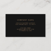 Carte De Visite Marbre élégant de luxe (Dos)
