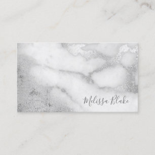 Carte De Visite marbre gris